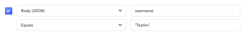 API テストのスクリーンショット
