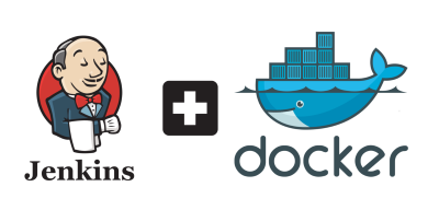 Jenkins と Docker を使用する構成図