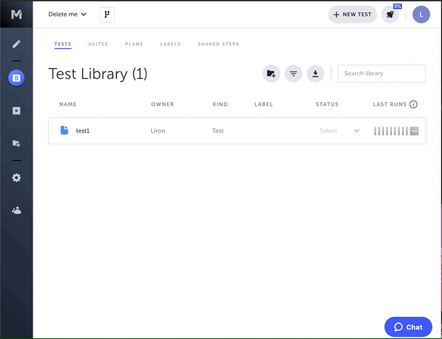 BrowserStack Grid の接続情報を設定する画面