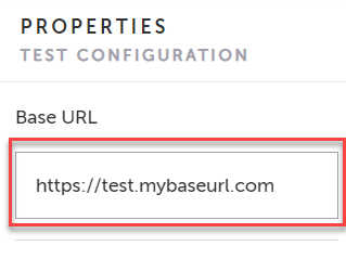 Base URL の入力