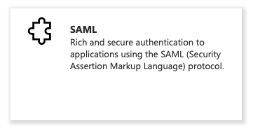 SAML オプション