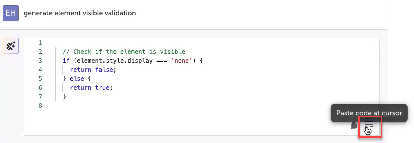 Coding Assistant のスクリーンショット