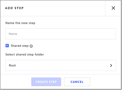 Salesforce APEX アクションステップのスクリーンショット