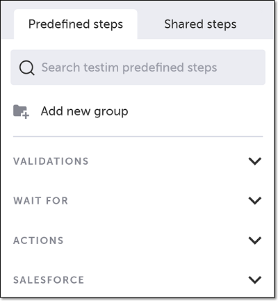Salesforce 自動ログインステップのスクリーンショット